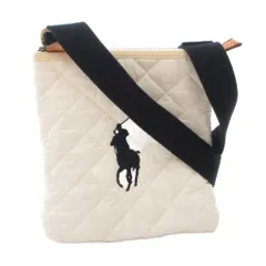 ラルフローレン RALPH LAUREN ショルダーバッグ 斜め掛け ビッグポニー 刺繍 白 ホワイト /FF ■IBO101のサムネイル