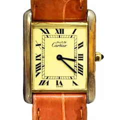 CARTIER カルティエ マスト タンク ウォッチ LM 83918223 腕時計レディース クオーツ アイボリー文字盤 動作品 【中古】 22607K440のサムネイル