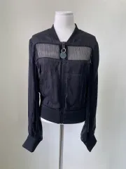 DIESEL シースルー パネル クロップド ブルゾン ジャケットのサムネイル