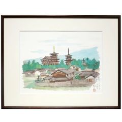 版画 藤城清治「森のサーカス」リトグラフ 額入り 真作保証 保証書付き