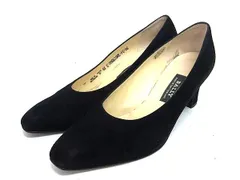 BALLY バリー MAGGIORE スエード パンプス 表記サイズ 4 1/2 E (日本サイズ約24.5cm) シューズ 靴 レディース ブラック系 DP5449のサムネイル