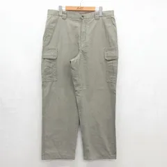 W35/古着 エルエルビーン カーゴ パンツ メンズ 00年代 00s コットン カーキ 26jul30のサムネイル