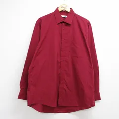 XL/古着 ピエールカルダン 長袖 ブランド シャツ メンズ 00年代 00s バーガンディ 26jul30のサムネイル