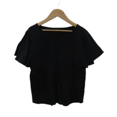 ロッソ ROSSO アーバンリサーチ Tシャツ カットソー F 黒 ブラック 無地 ラウンドネック 半袖 フレアスリーブ /MA16 ■GY19のサムネイル