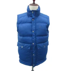 ウールリッチ WOOLRICH ダウンベストジャケット 上着 ミドル丈 S 青 ブルー スタンドカラー /SM25 ■GY99のサムネイル
