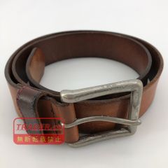 05w22815 Tommy Hilfiger Leather Belt, Brown, Made in China, Men's Belt [Used]
