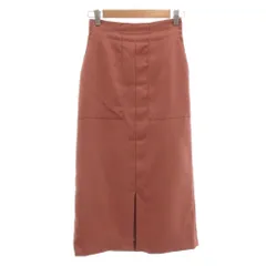 N.Natural Beauty Basic N.ナチュラルビューティーベーシック スカート M ピンク ミモレ ロング フロントスリット フロント切り替え /NU ■ECF004のサムネイル