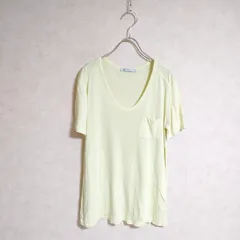 T by Alexander Wang Uネック サイズXS 半袖Ｔシャツ カットソー イエロー レディース アレキサンダー ワン【中古】3-0707S△のサムネイル