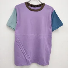 BOHEMIANS 切り替えデザイン クレイジーパターン サイズS 半袖Ｔシャツ カットソー パープル レディース ボヘミアンズ【中古】4-0714S♪のサムネイル