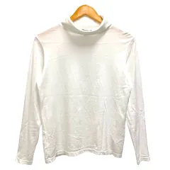 サンスペル SUNSPEL Tシャツ カットソー ハイネック 長袖 無地 薄手 1 白 ホワイト のサムネイル