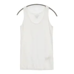 MAJESTIC FILATURES E18/01-09 superwashed サイズ1 ソフトタッチ レーヨン タンクトップ ホワイト レディース マジェスティックフィラチュール【中古】6-0531S♪のサムネイル