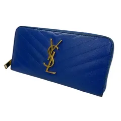 SAINT LAURENT/サンローランパリ/サンローラン/ラウンドファスナー/長財布/ゴールドロゴ/YSL/ブルー/レディース/RS2545のサムネイル