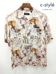 [未使用品] XLARGE エクストララージ アロハシャツ S ピンク系 SORAYAMA S/S RAYON SHIRT | ★ E811のサムネイル