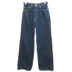 マカフィー MACPHEE トゥモローランド デニム ワイドストレートパンツ ジーンズ インディゴ 34 7号 ダークネイビー 12-04-10-04001 /Xのサムネイル