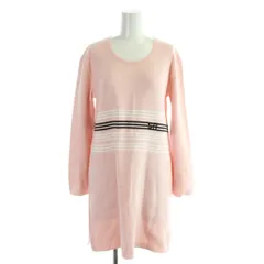 ソニアリキエル SONIA RYKIEL チュニック ピンク 長袖 ラウンドネック ボーダー柄 /APのサムネイル