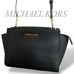 【MY1052】MICHAEL KORS マイケルコース ショルダーバッグ 肩掛け 斜め掛け ブラック 黒 PVCレザー チェーン ファスナーのサムネイル