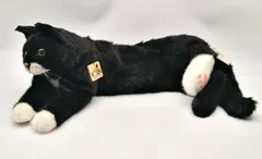 KOSEN ケーセン 寝そべり 猫 ぬいぐるみ 黒白 未使用品 極美品！KOSEN ケーセン 寝そべり猫 ぬいぐるみ(ホビー) F - メルカリ
