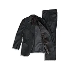 ARMANI COLLEZIONI アルマーニ コレツィオーニ ストライプ シングル スーツ size 46 ダークグレー メンズのサムネイル