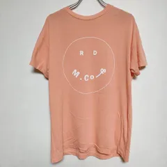 R&D.M.Co- M コットンキュプラ SMILY スマイリー 半袖Ｔシャツ カットソー コーラルピンク レディース オールドマンズテーラー【中古】4-0808S∞のサムネイル