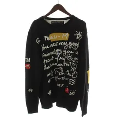 カステルバジャック CASTELBAJAC ニット セーター 48 黒 長袖 柄 21480-127 /GGのサムネイル