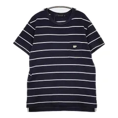 Scye 5117-21913 サイズ38 ボーダー ポケット 半袖Ｔシャツ カットソー ネイビー ホワイト レディース サイ【中古】5-0725S♪のサムネイル