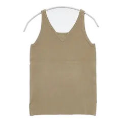 qualite 3244-00-40003 ウォッシャブル2WAYタンクトップ 定価9900円 タンクトップ ベージュ レディース カリテ【中古】6-0426S∞のサムネイル