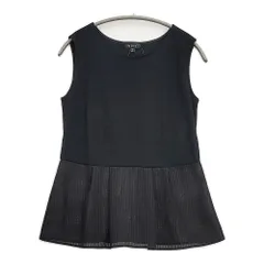 INDIVI 新品 25SS ペプラムインナートップス 定価7920円 サイズ5 タンクトップ ブラック レディース インディヴィ【中古】6-0515S◎のサムネイル
