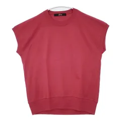 squady aranciato別注 コットンプレミアム天竺フレンチスリーブTシャツ 半袖Ｔシャツ カットソー レッド レディース スカディー【中古】6-0522S♪のサムネイル