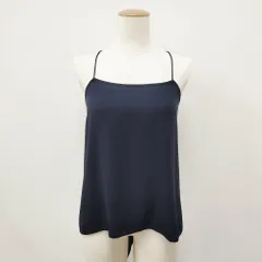 theory バッククロス ドレープ サイズS 01-7108274-880-902 キャミソール ネイビー レディース セオリー【中古】6-0525S◎のサムネイル