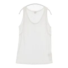 HELMUT LANG SCALA TANK SCALA JERSEY レーヨン ノースリーブカットソー USA製 サイズS タンクトップ ホワイト レディース ヘルムートラング【中古】6-0627S△のサムネイル