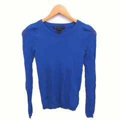 マークバイマークジェイコブス MARC by MARC JACOBS 国内正規品 ニット セーター 透かし編み 薄手 モックネック 長袖 XS ブルー 青 /TT ■ECD004のサムネイル