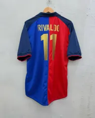 (XL) NIKE 99-00 FC バルセロナ 100周年 HOME No 11 リバウドのサムネイル