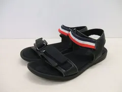 MONCLER サイズ34トリコロール サンダル ブラック レディース モンクレール【中古】1-0329S♪のサムネイル