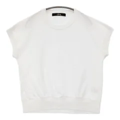 squady aranciato別注 コットンプレミアム天竺フレンチスリーブTシャツ HOSHII TO DEAU 半袖Ｔシャツ カットソー ホワイト レディース スカディー【中古】6-0421S♪のサムネイル