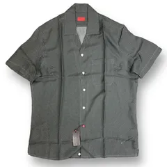 未使用 ISAIA Camp Collar Shirt キャンプカラーシャツ 半袖シャツ イザイア CAM184 9449F グレー系 40 （74525A）のサムネイル