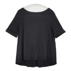 J&M Davidson ボートネック バックタック コットン 日本製 サイズ8 半袖Ｔシャツ カットソー ブラック レディース ジェイアンドエムデヴィッドソン【中古】6-0627S△のサムネイル