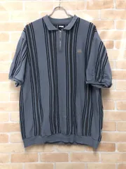 【中古】 FTC エフティ―シー STRIPE KNIT POLO FTC026SUMSH07 スレートグレー L 111457135のサムネイル