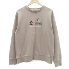シップス SHIPS トレーナー スウェット ラウンドネック 刺繍 M ベージュ /SY60 ■ECB003のサムネイル