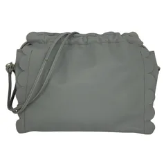LUDLOW(ラドロー) ショルダーバッグ美品  - グレー レザーのサムネイル