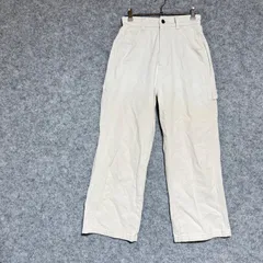 Java ジャバ ペインターパンツ ワークパンツ ストレート イージーパンツ ウエストゴム コットン100% アイボリー 生成り Lサイズ レディース メンズ ユニセックス 品番ce0420048のサムネイル