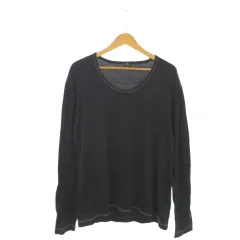 ピーエスポールスミス PS Paul Smith Tシャツ XL 紺 ネイビー 長袖 ラウンドネック ステッチデザイン /AO24 ■ECC005のサムネイル