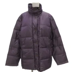 マンシングウェア MUNSINGWEAR ダウンジャケット ジップアップ L 紫 パープル /GV ■GY58のサムネイル
