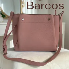 【美品】Barcos バルコス ショルダーバッグ ピンクのサムネイル