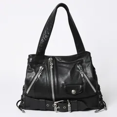 CHROME HEARTS クロムハーツ JJ DEAN LARGE JJディーン ラージ トートバッグ ダガー クロスボール ローラー シルバー925 美品 中古 4a006274のサムネイル