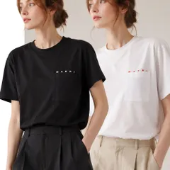 マルニ キッズ Tシャツ レディース ロゴ miniロゴ 半袖 ブランド キッズサイズ 大人もOK 綿100％ MARNI M01415 M00RFのサムネイル