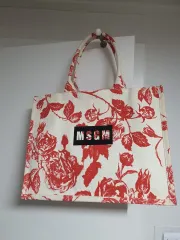 ++MSGM カンバス バッグ ビッグバッグ ショルダーバッグ トートバッグ ピクニックバッグのサムネイル