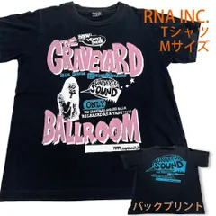 RNA INC. Tシャツ 黒 M バックプリント ロゴ 綿100% アールエヌエー #26-0371のサムネイル