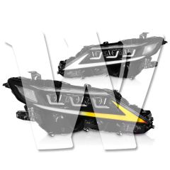 トヨタ 50カムリ AVV50 前期用LEDヘッドライト 三眼スタイル - メルカリ