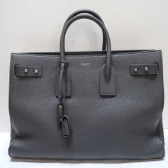 Th632341 サンローラン シン サック・ド・ジュール ラージ トートバッグ 631526 本革 グレー系 SAINT LAURENT 中古のサムネイル