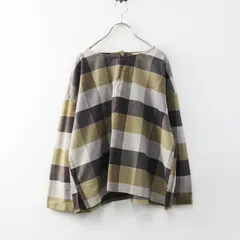 サマンサモスモス Samansa Mos2 ブロックチェック 長袖プルオーバー M‖ブラウン トップス ブラウス【2400015096377】のサムネイル